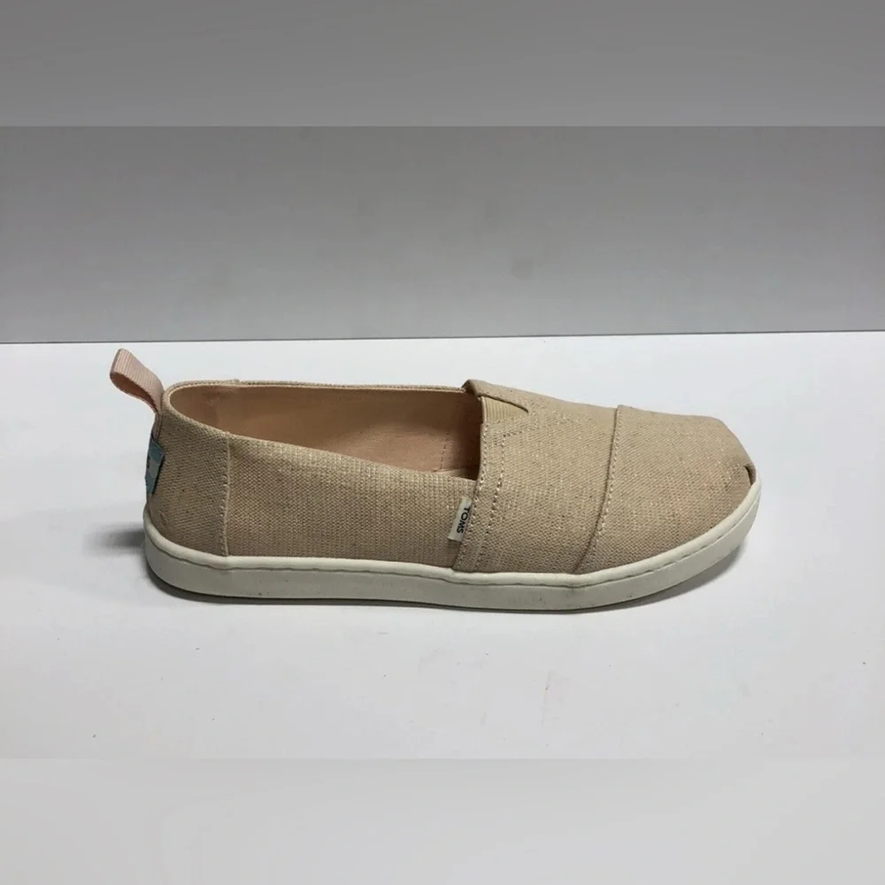 Toms Alpargata Girls Slip On Size 3.5M Big Kid